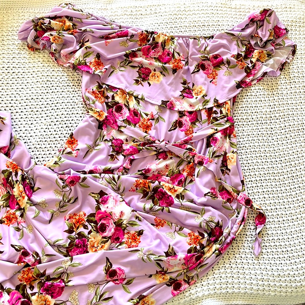 Pinkblush Maxi Maternity Floral Dress